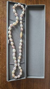 Necklace Pearls and gold 375