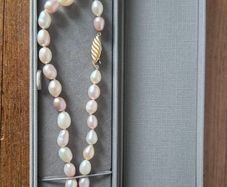 Necklace Pearls and gold 375