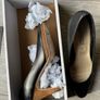 New Look "Gorgeous" Black Leather Court Shoes Size 40 (7) Image 5