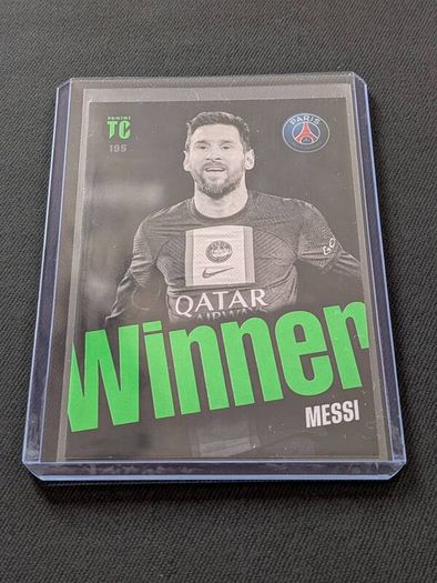 Panini Top Class 2023 Lionel Messi Winner Card  PSG #195