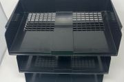 Side entry (Landscape) Paper tray/ File tray in Black.