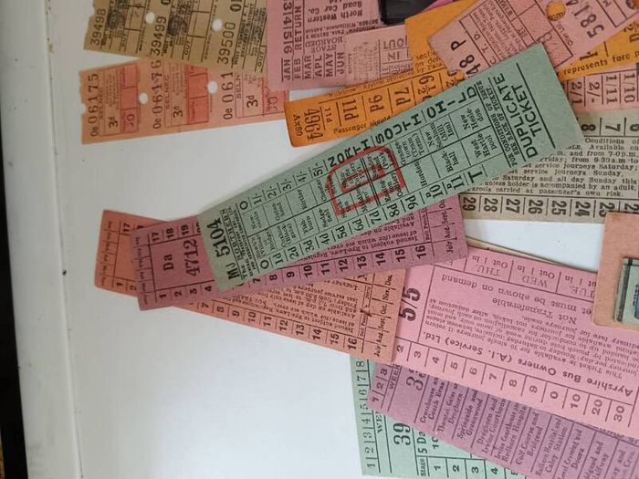 Vintage Transportation Ticket Collection