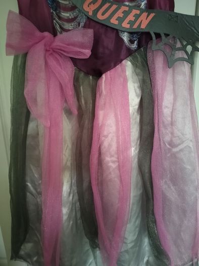 Girls Zombie Prom Queen Costume Aged 7-8