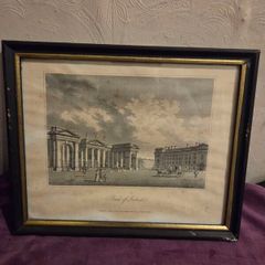 1817 Engraving of Bank of Ireland by James Malton