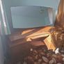 Mid-Century 3 piece bedroom set burr walnut Image 6