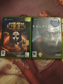 Xbox Half Life 2 and Star Wars knights of the old Republic 2