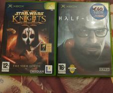 Xbox Half Life 2 and Star Wars knights of the old Republic 2