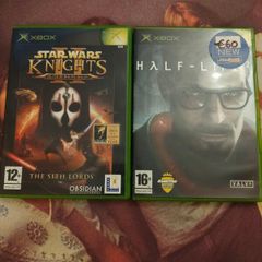 Xbox Half Life 2 and Star Wars knights of the old Republic 2