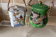 Japanese Koreans Biscuit Barrel &amp; Japanese Green Drsgon Jam Biel