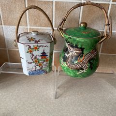 Japanese Koreans Biscuit Barrel & Japanese Green Drsgon Jam Biel