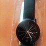 New mens casual watch. Black strap. Image 3