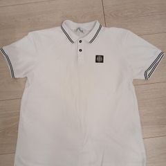 Mens Stone island polo top size M