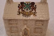 Vintage crested ceramic house Plymouth