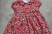 Beautiful strawberry dress, size 1-2 years