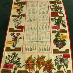 Brand new vintage Canada tea towel 1978