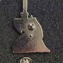 Samurai jack , pin back badge. Image 2