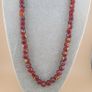 Vintage African Style Beautiful Eyes Glass Beads Strand 22 inches Image 3