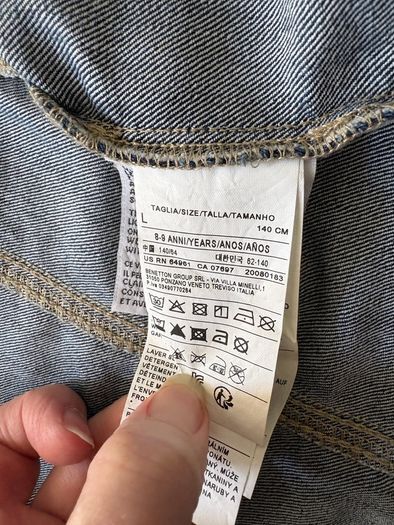 Benetton kids denim jacket
