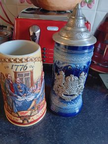 Beautiful vintage drinking tankers