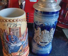 Beautiful vintage drinking tankers