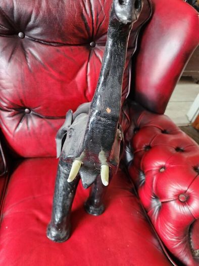 fabulous large leather elephant