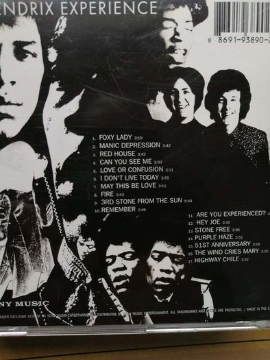 The Jimi Hendrix Experience - Are You Experienced CD