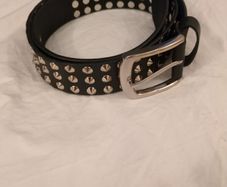 Leather belt