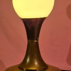 antique brass lamp