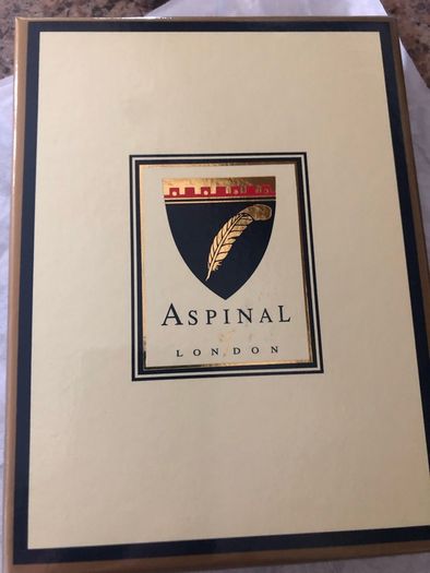 Aspinal of London silk scarf