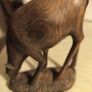 African Carved Deer (handmade) Image 5