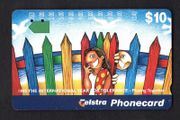 1995 Australia AU10 Playing Together for 1995 Year Of Tolerance (Anritsu) Phone card