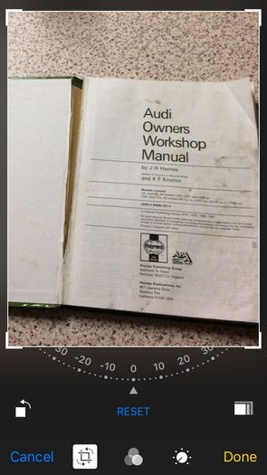 Audi Owners Workshop Manual