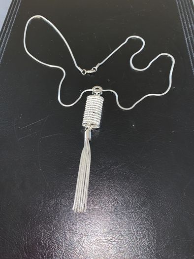 silver necklace