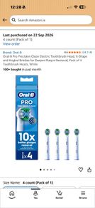 Oral B toothbrush heads