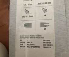 guide bar 05 Bar 45 cm .325'' 1.6 mm
