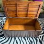 Wooden Blanket Storage Box Image 5