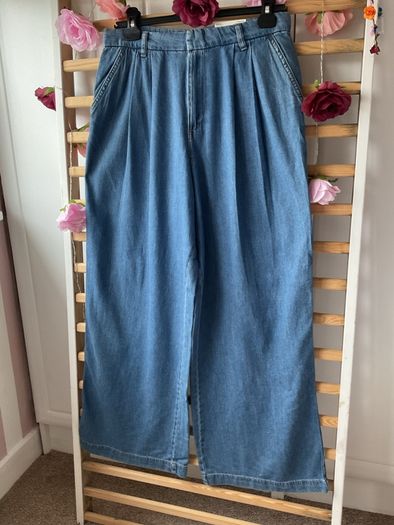 jeans  nwt F&f trouser style jeans size 12 wide leg