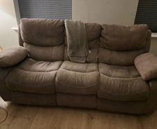 3 seater grey sofa