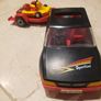 Playmobil racing car, driver, trailer and cart. Image 4