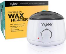 Professional Wax Heater Warmer with Handle Pot 500ml for Paraffin, Soft & Creme Wax, Salon Quality Hair Removal, Depilatory Waxing Melter, Adjustable Temperature (FREE POSTAGE)