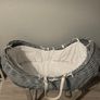 wicker grey moses basket Image 3