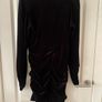 H&M Black velvet dress size small Image 4