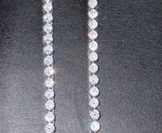 Silver necklaces