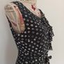 Polka Dot M&s Dress Uk 12 Image 3