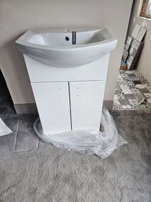 vanity unit and sink