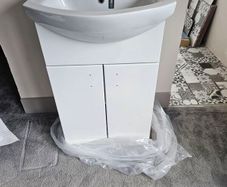 vanity unit and sink