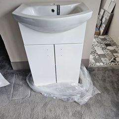 vanity unit and sink