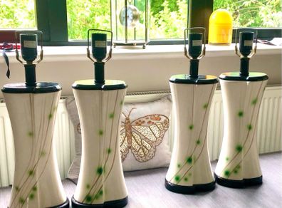Vintage porcelain lamps
