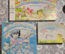 Vintage G1 My Little Pony - Board Game Bundle