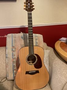 Timberline acoustic guitar 4/4 size.